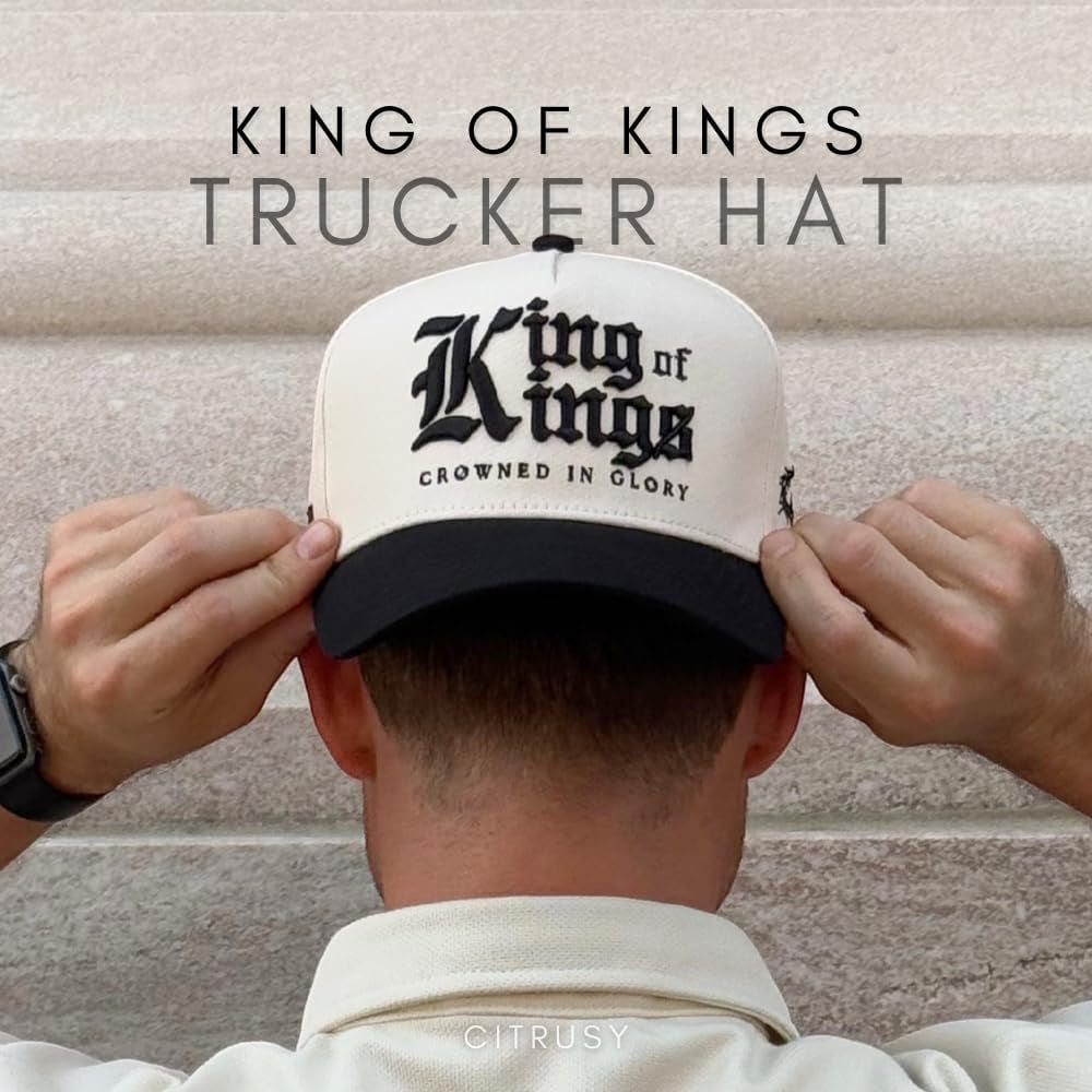 Vintage Faith & Forever Trucker Hat | Men & Women | Christian Cross Jesus Hats | Bachelorette Bride Hat | Cotton | Snapback