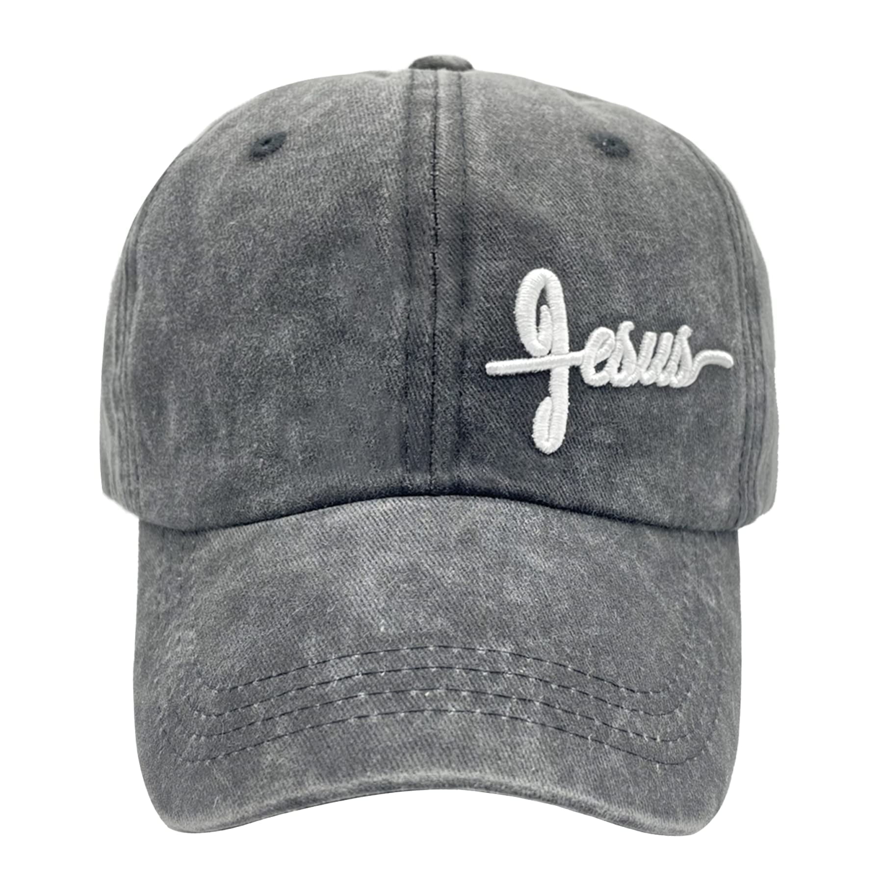 Embroidered Jesus Adjustable Baseball Cap