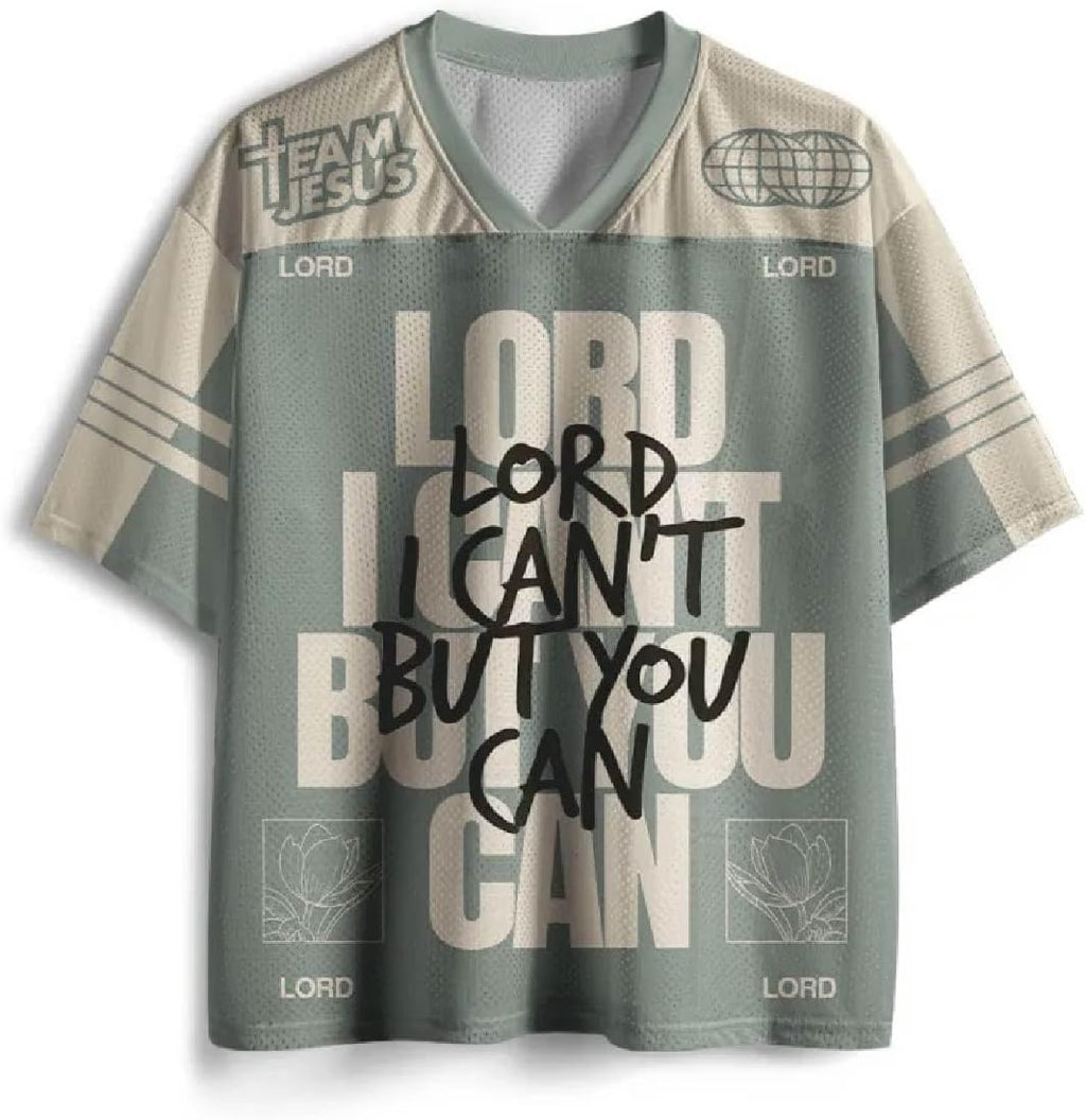 Graphic Tees Summer Novelty Women Men Oversized Lord Jesus Element Christian Jersey